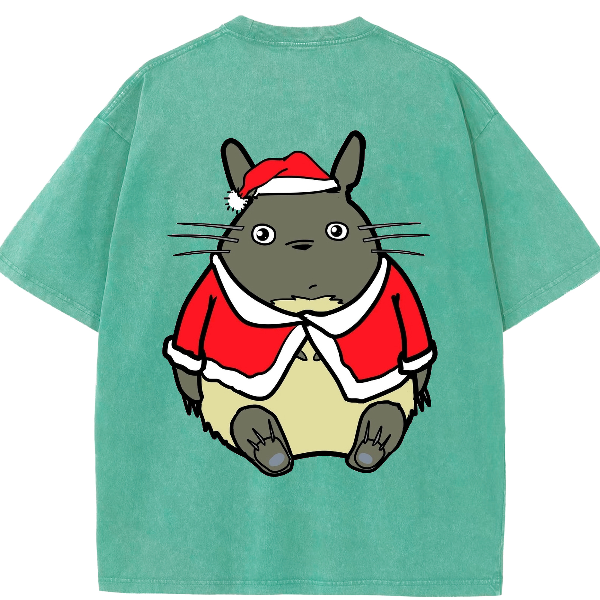 （画像用） となりのトトロ 草壁メイ 草壁サツキ My Neighbor Totoro Satsuki Kusakabe Mei Kusakabe 綿100% ヴィンテージ風 半袖Tシャツ（背面プリント）
